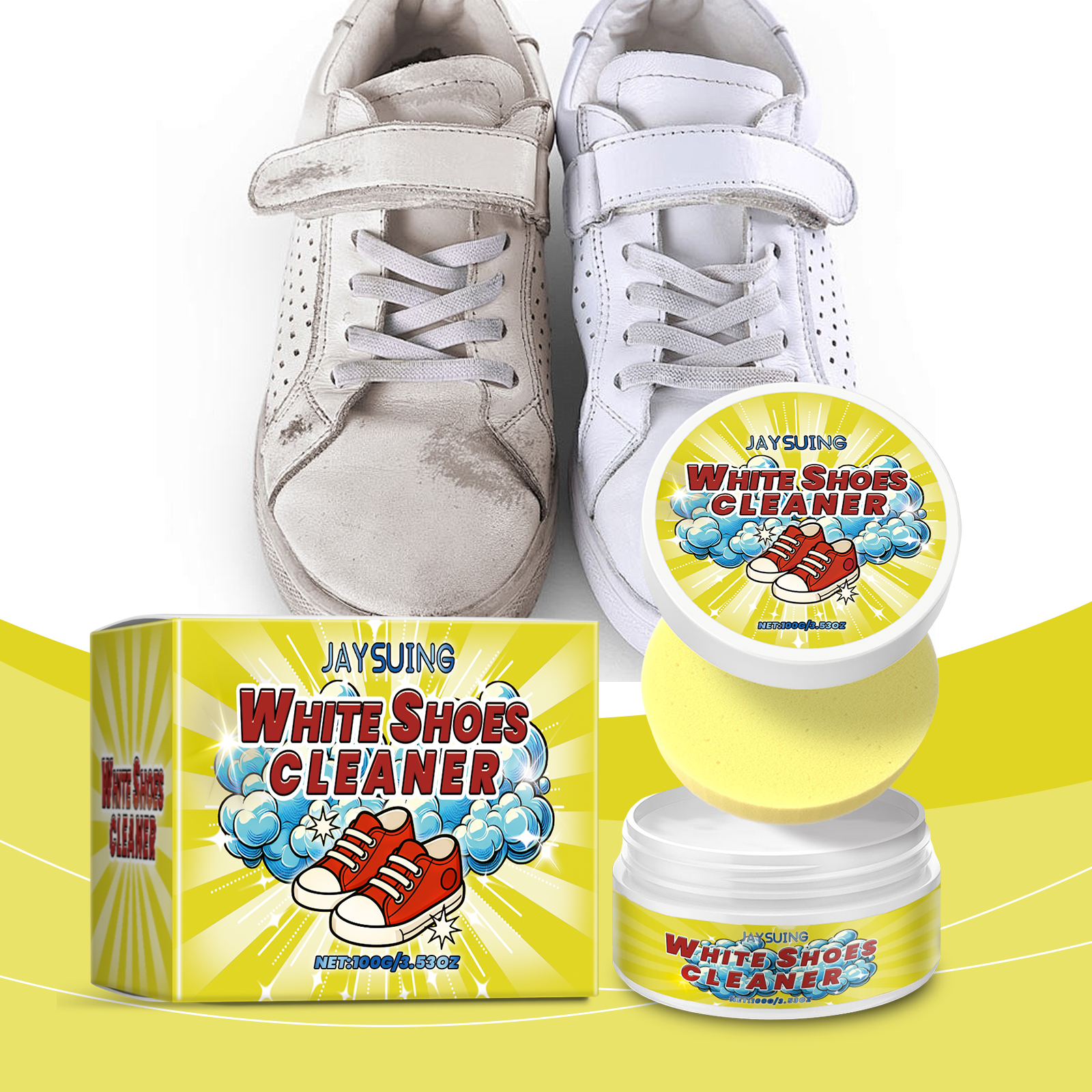 White Shoes Cleaning Cream Sta – обзор и цена Sneaker Care Clean