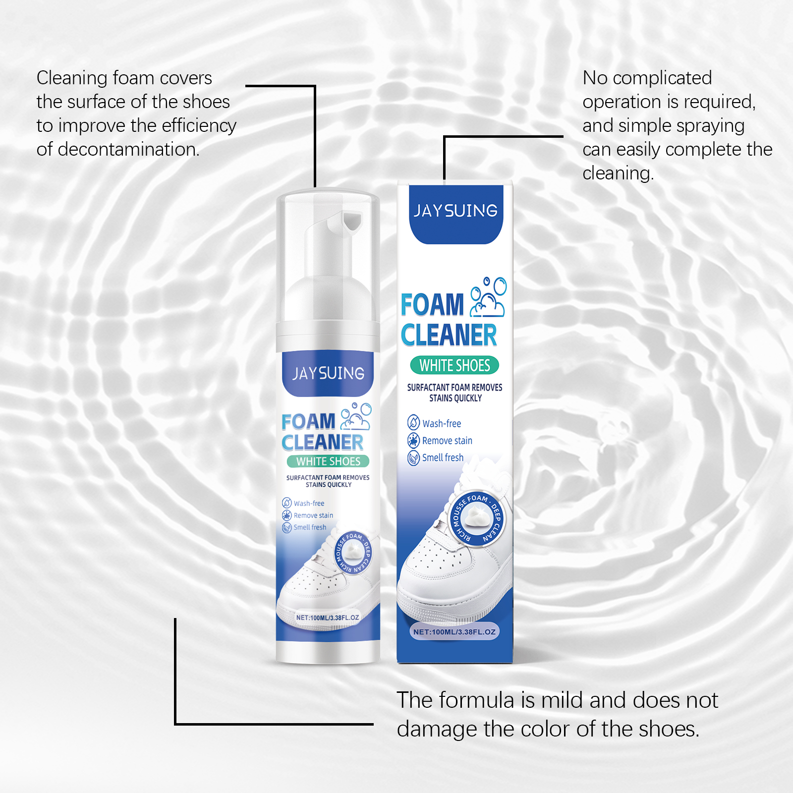 White Shoes Foam Cleaner No Ri – обзор и цена Sneaker Care Clean