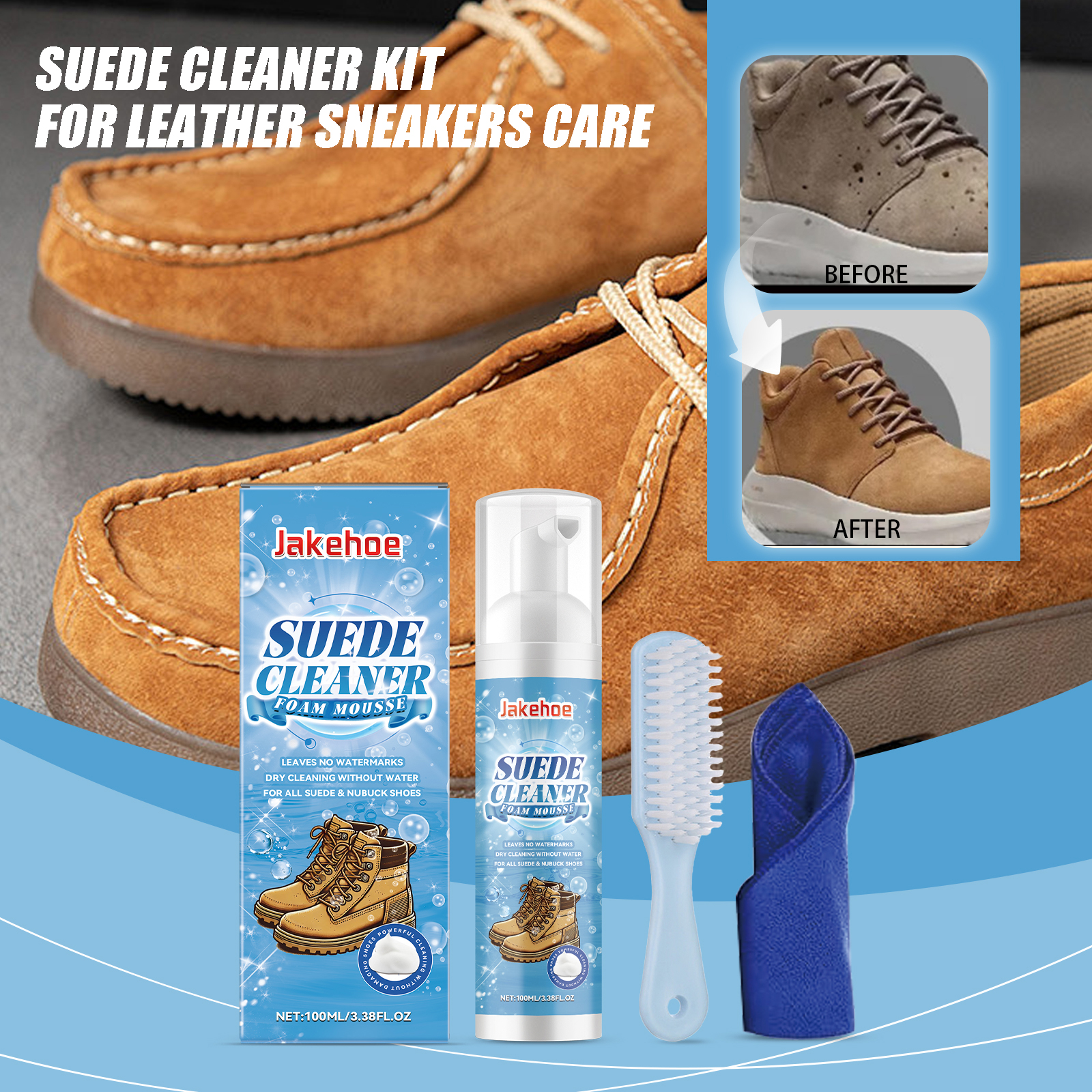 Suede Cleaner Kit Leather Velv – обзор и цена Sneaker Care Clean